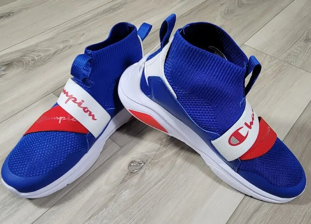 Champion Sneaker Women's 9W White/Blue Lady Legend V Over